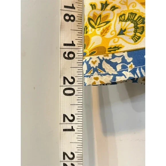 Boho Wide Leg Silky Satin Palazzo Jumpsuit M Multicolor Hippie Gypsy - Picture 11 of 16